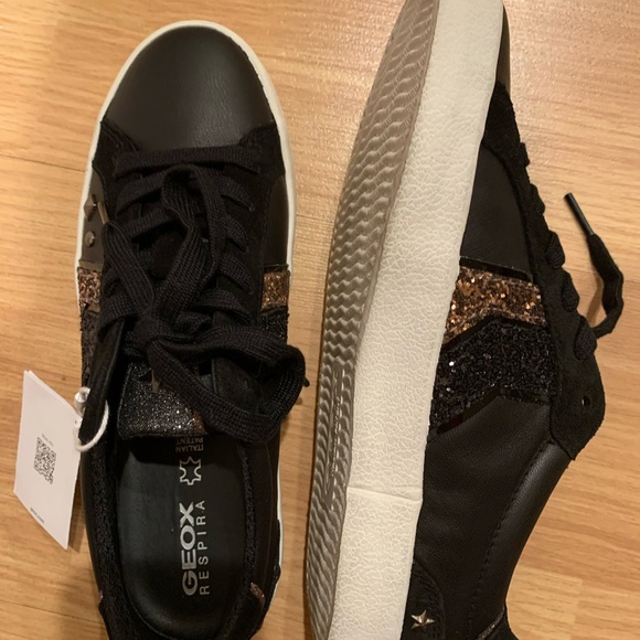 Geox leather & glitter shoes - Picture 3 of 6